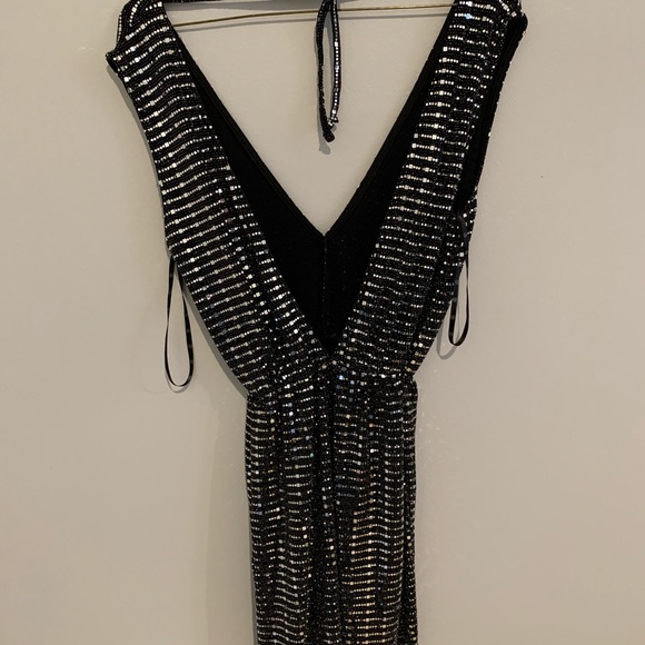 Black sparkly mini dress - Picture 2 of 3